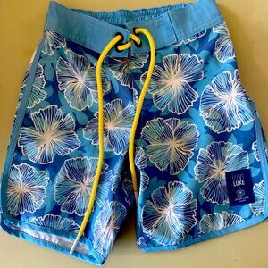 Izzy and Luke x Jana Lam Little Boys Board Shorts